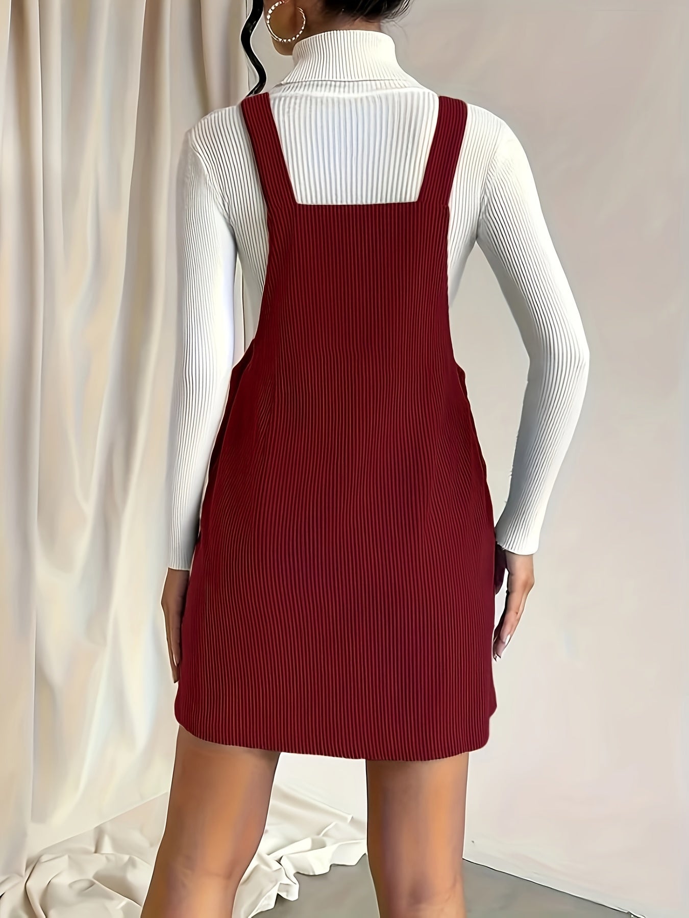 Soft Rib Jumper Dress