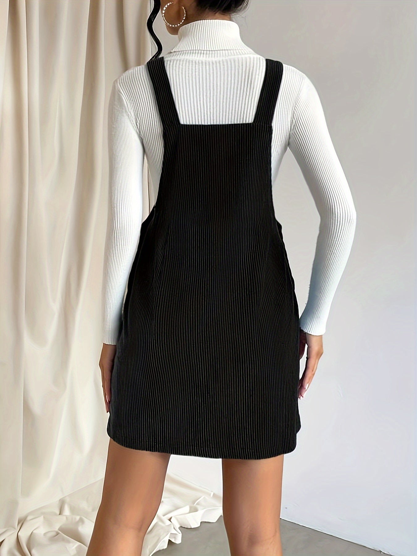 Soft Rib Jumper Dress
