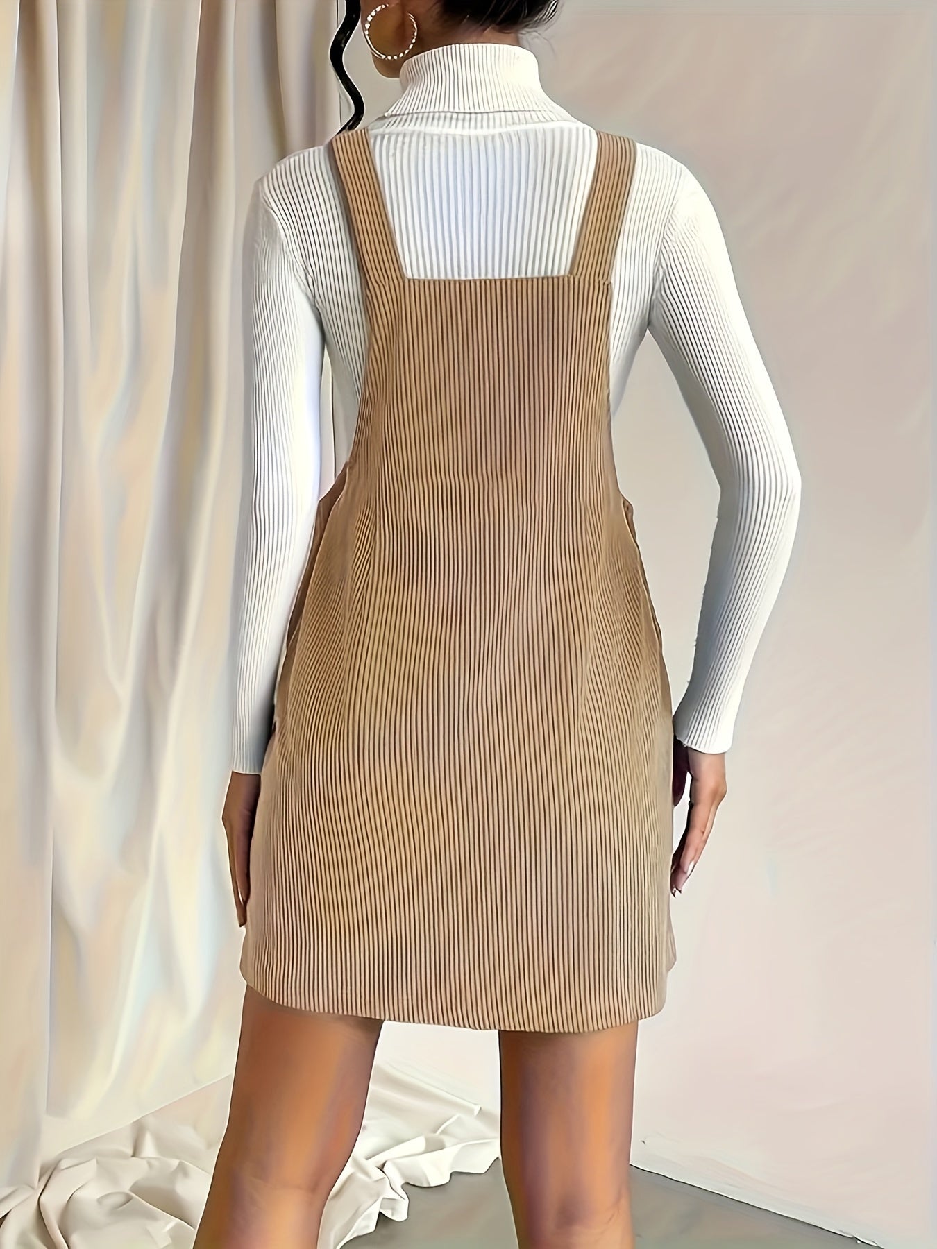 Soft Rib Jumper Dress